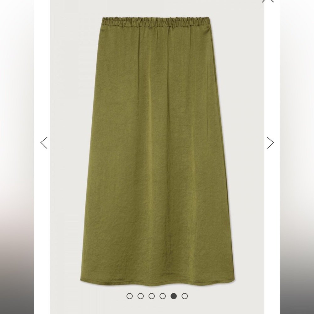 American Vintage Khaki Midi Skirt